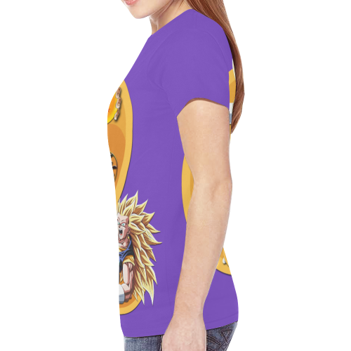 goku Z New All Over Print T-shirt for Women (Model T45)