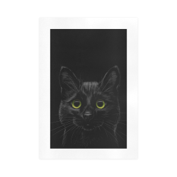 Black Cat Art Print 16‘’x23‘’
