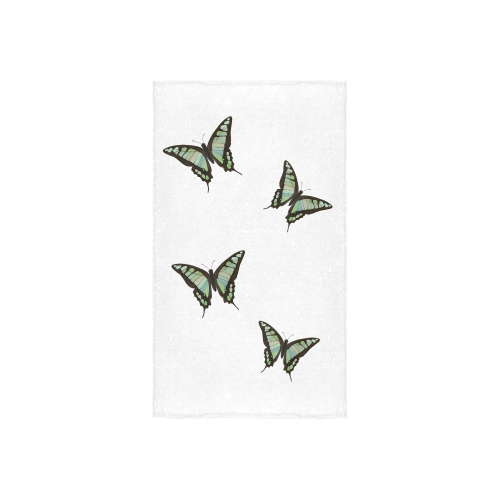 Graphium cloanthus butterflies painting Custom Towel 16"x28"