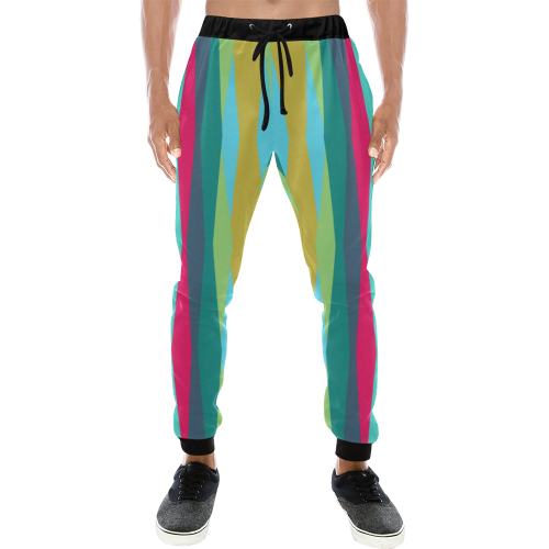 random colors 2 Men's All Over Print Sweatpants (Model L11)
