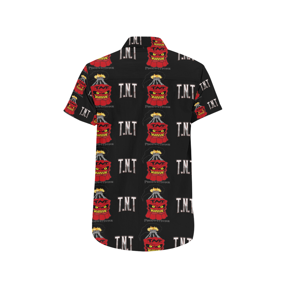 TNT Men's All Over Print Short Sleeve Shirt/Large Size (Model T53)