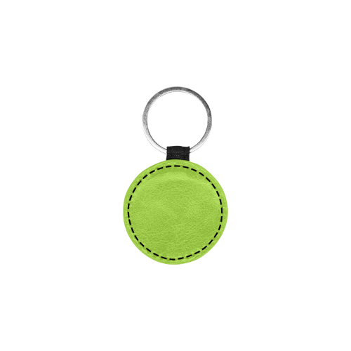 color yellow green Round Pet ID Tag