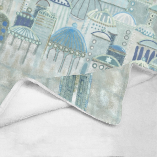 jerusalem collage 9 Ultra-Soft Micro Fleece Blanket 40"x50"