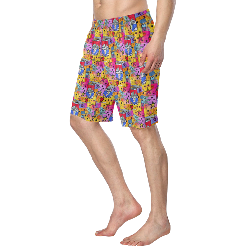 Shameless by Nico Bielow Men's Swim Trunk (Model L21)