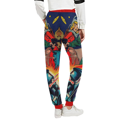 Battle in Space Unisex All Over Print Sweatpants (Model L11)
