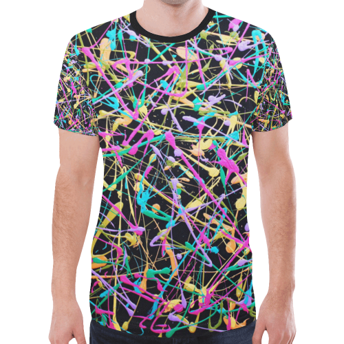 Starlight New All Over Print T-shirt for Men (Model T45)