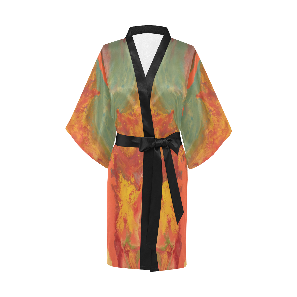 Psychaedelic ice cream kimono Kimono Robe