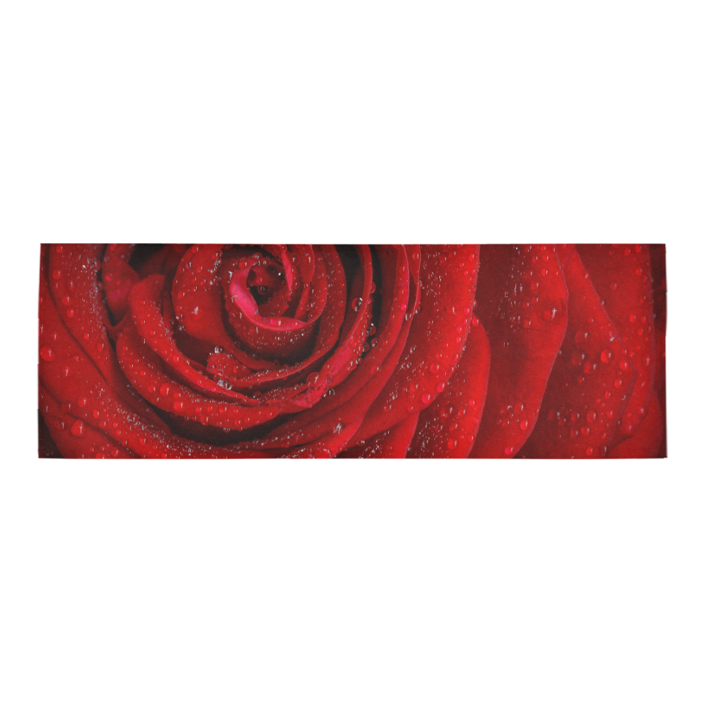 Red rosa Area Rug 9'6''x3'3''