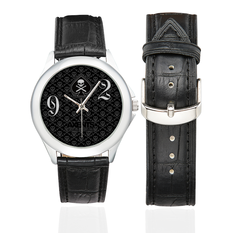WATCH_9-2_GEN2_BLACK Women's Classic Leather Strap Watch(Model 203)