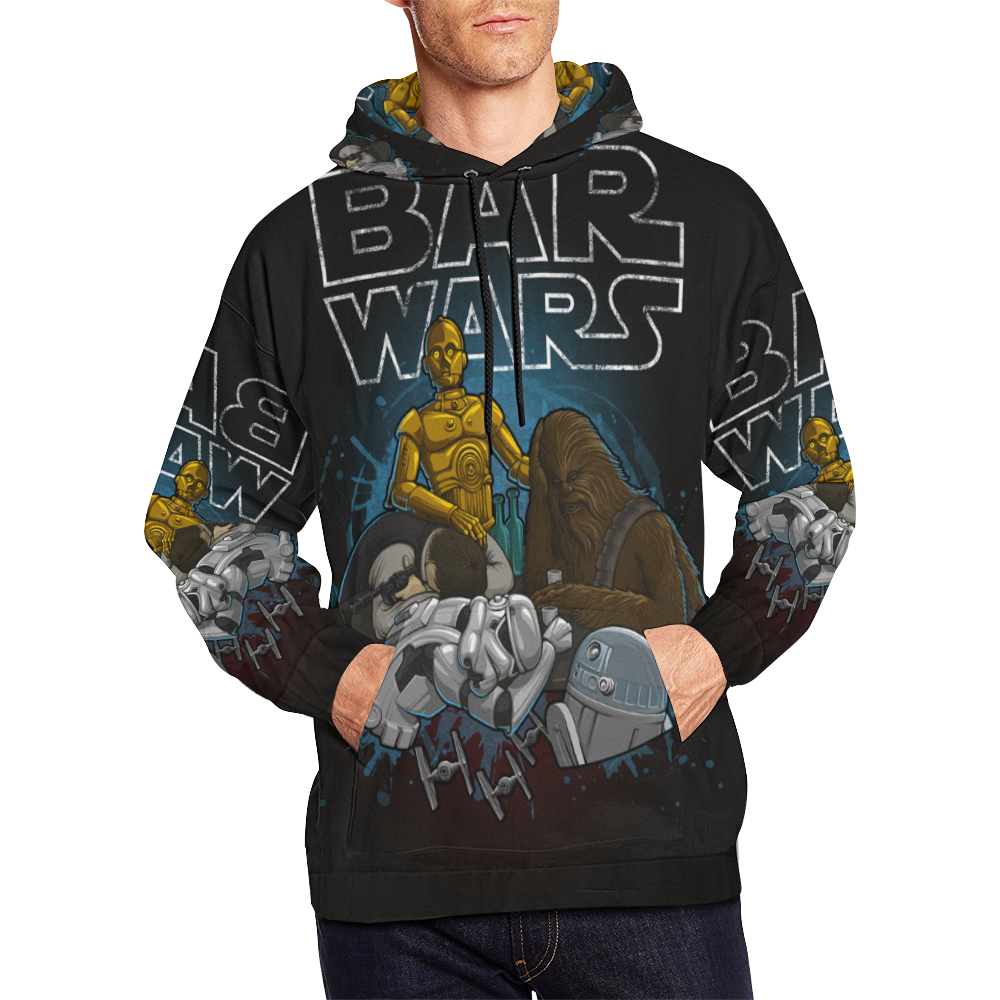 starwar star war hoodies All Over Print Hoodie for Men/Large Size (USA Size) (Model H13)