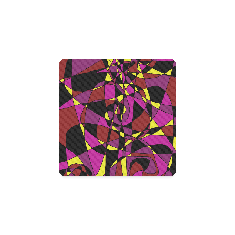 Multicolor Abstract Design S2020 Square Coaster