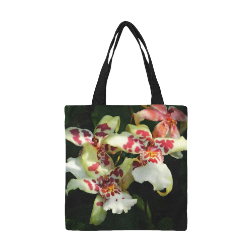 spotted orchids All Over Print Canvas Tote Bag/Small (Model 1697)