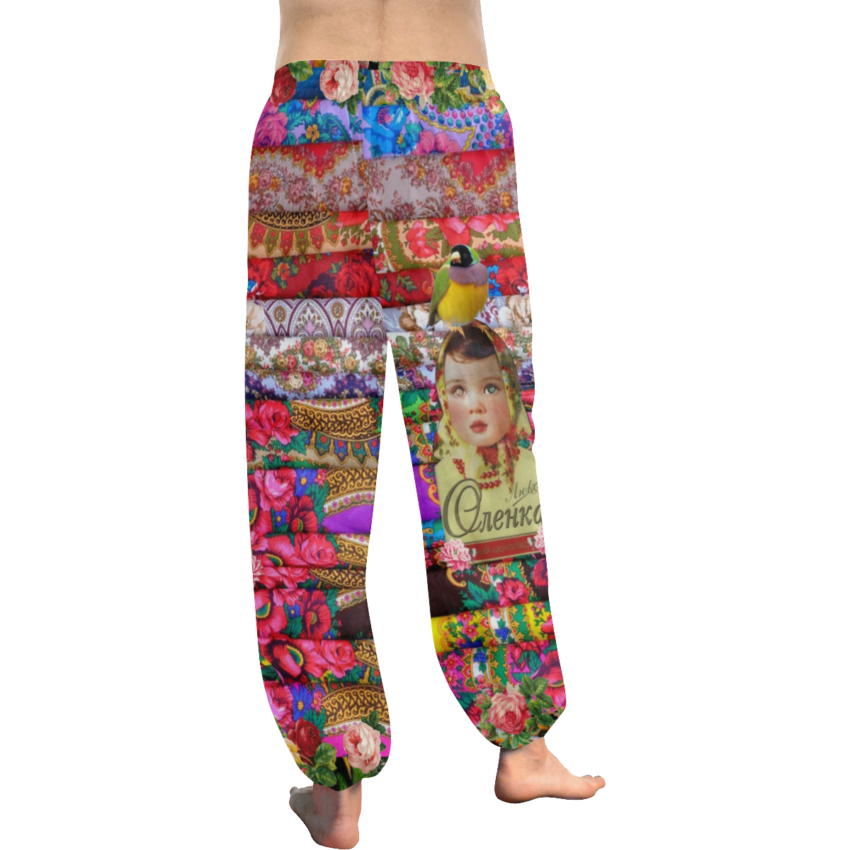 Flower Child Women's All Over Print Harem Pants (Model L18)