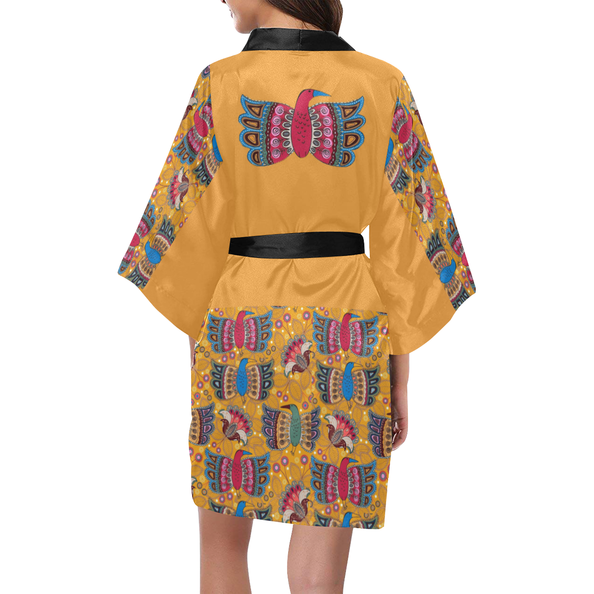 Orient Pattern Kimono Robe