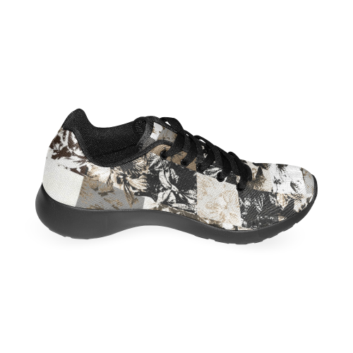 Foliage Patchwork #8 by Jera Nour Women's Running Shoes/Large Size (Model 020)