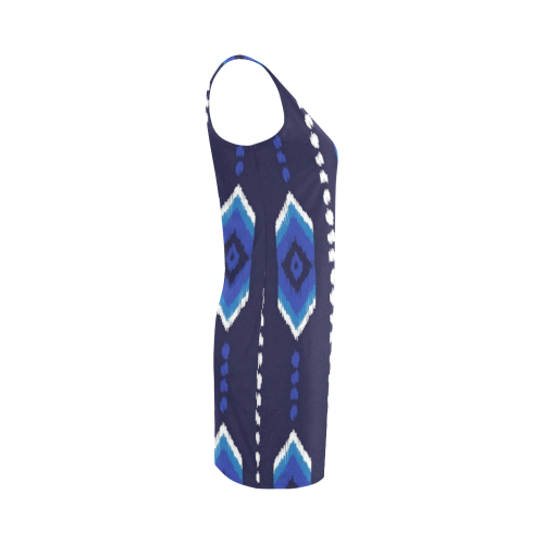 Aztec - Blue Medea Vest Dress (Model D06)