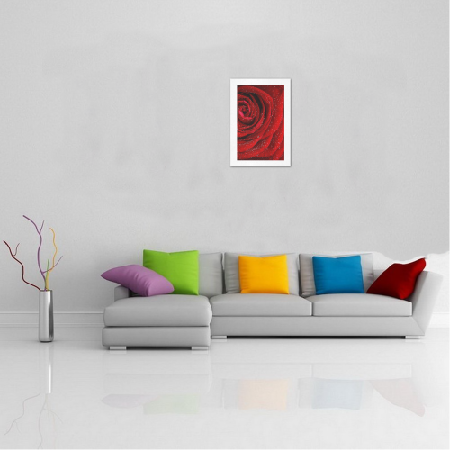 Red rosa Art Print 13‘’x19‘’