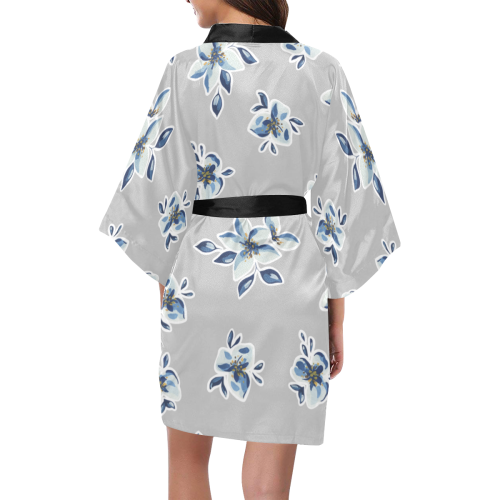 Gray Hope Kimono Robe