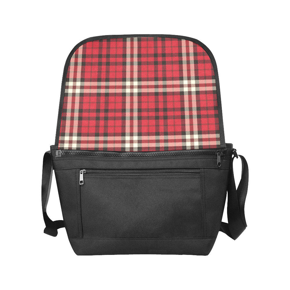 stripe red New Messenger Bag (Model 1667)