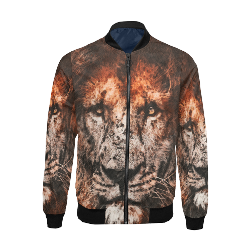 lion jbjart #lion All Over Print Bomber Jacket for Men (Model H19)