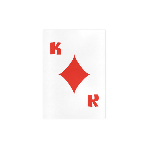 Playing Card King of Diamonds Art Print 7‘’x10‘’