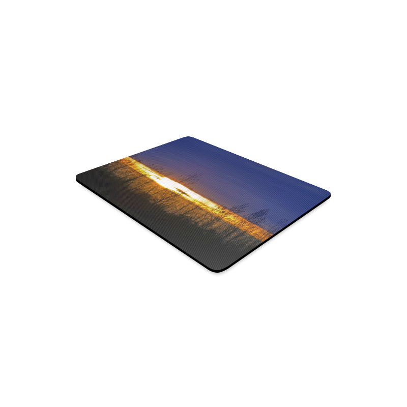 sunset in trees Rectangle Mousepad