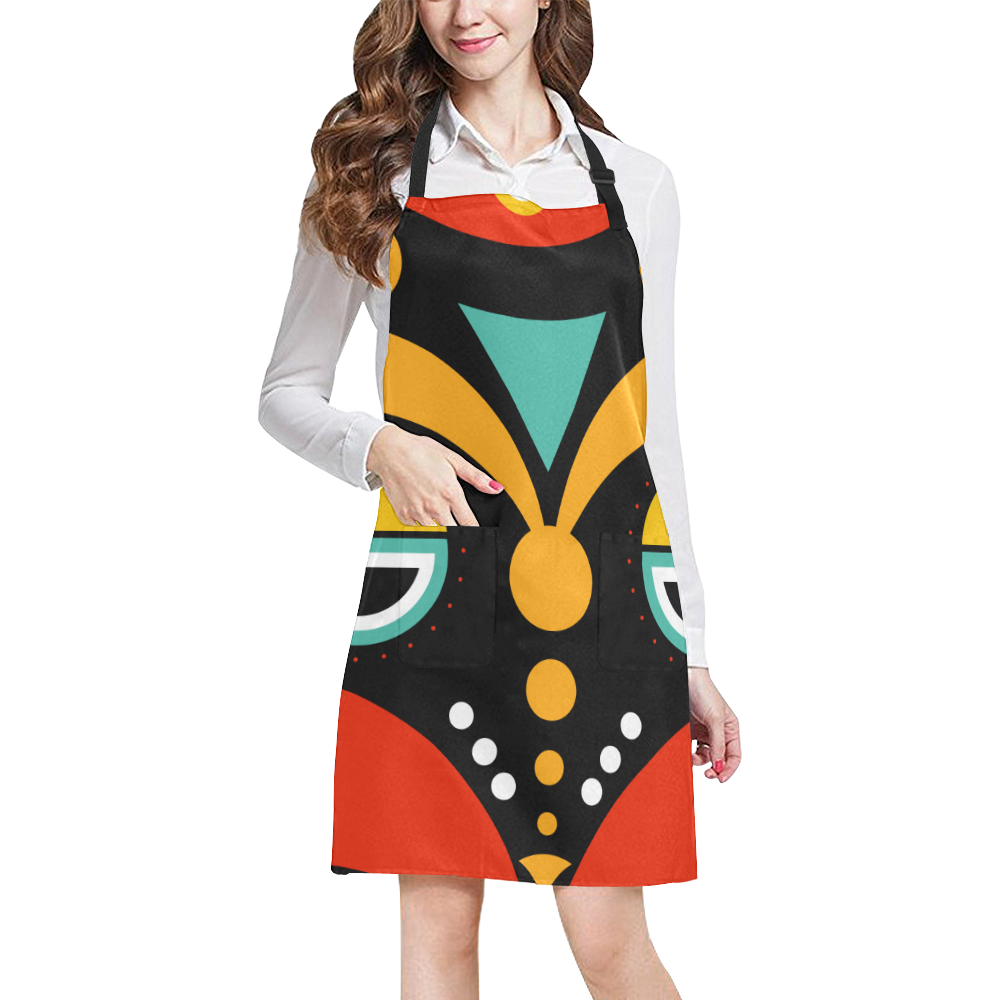 african traditional All Over Print Apron