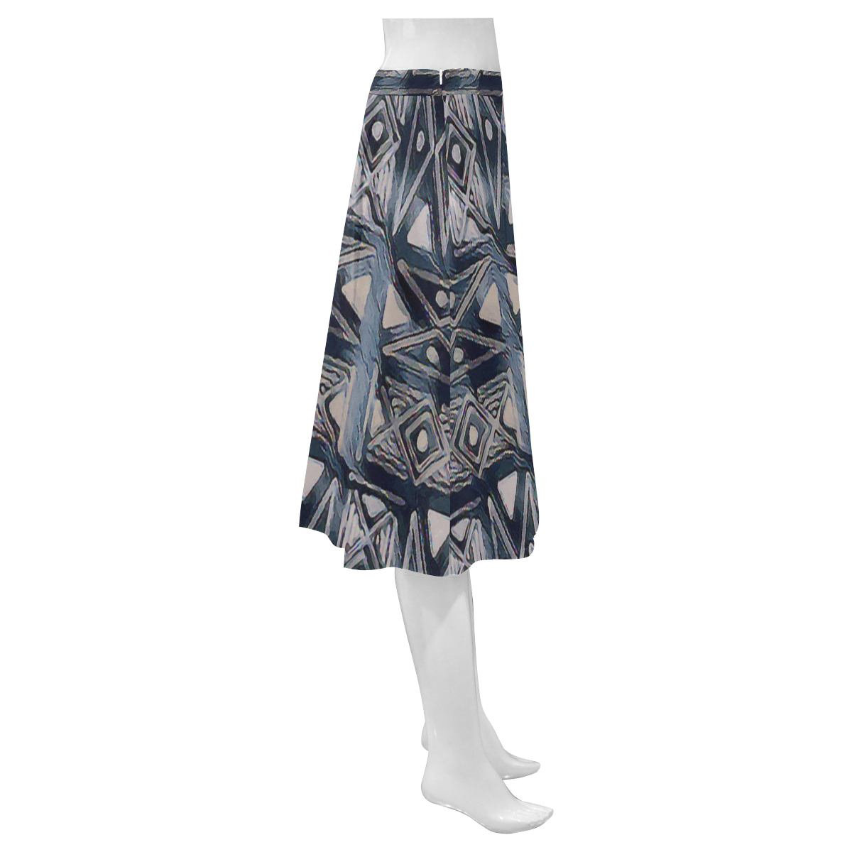 Twist3 Mnemosyne Women's Crepe Skirt (Model D16)