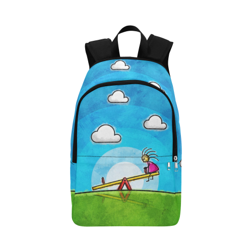 Imaginary Friend Fabric Backpack for Adult (Model 1659)