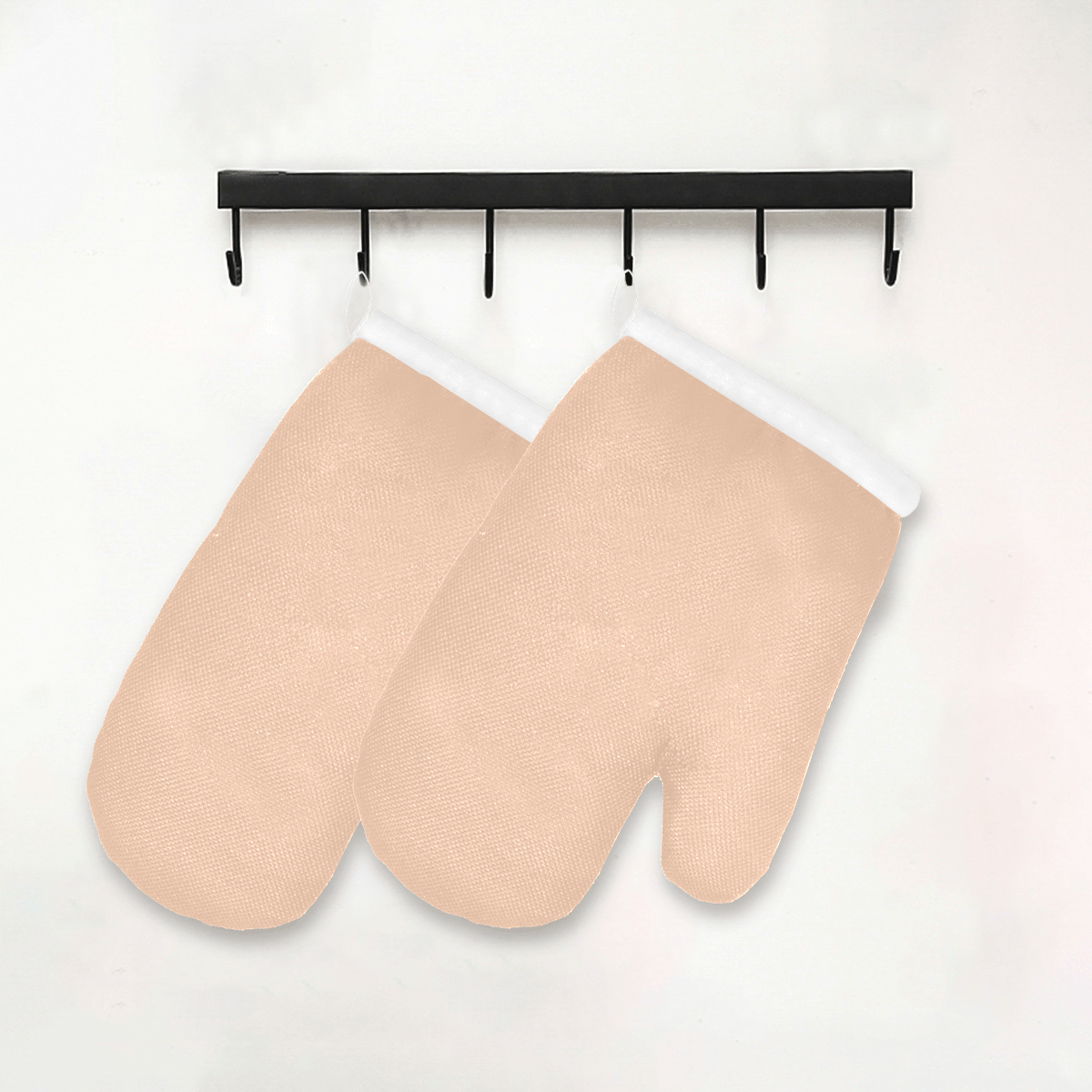 color apricot Oven Mitt (Two Pieces)