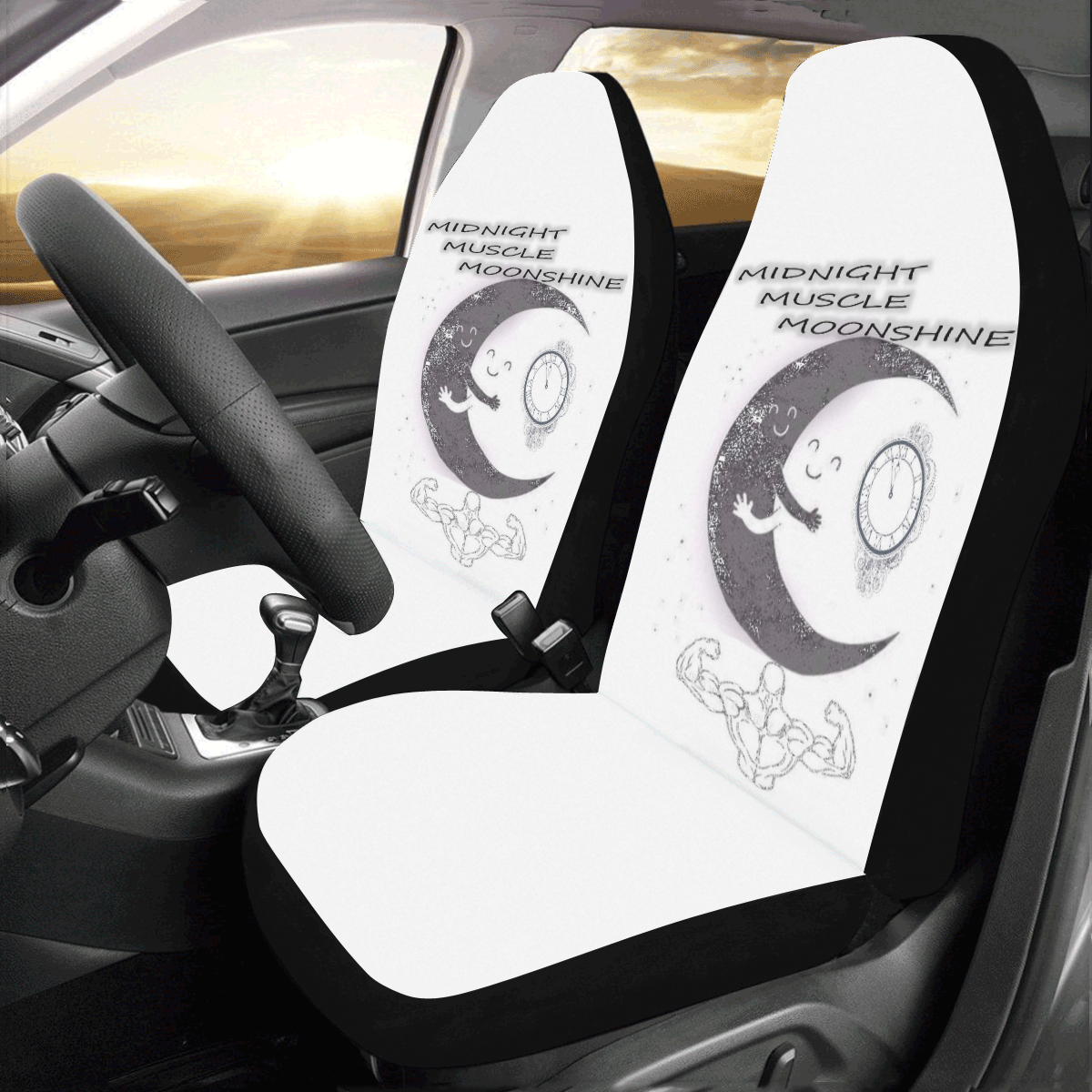 whyt3mshy Car Seat Covers (Set of 2)