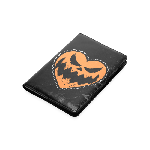Pumpkin_face_heart_ Notebook Custom NoteBook A5