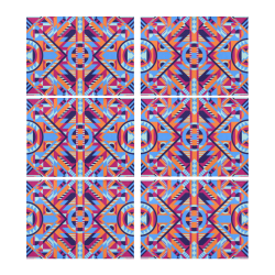 Modern Geometric Pattern Placemat 14’’ x 19’’ (Set of 6)