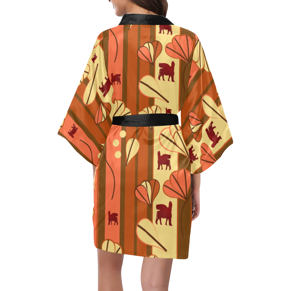 Lamassu Garden Kimono Robe