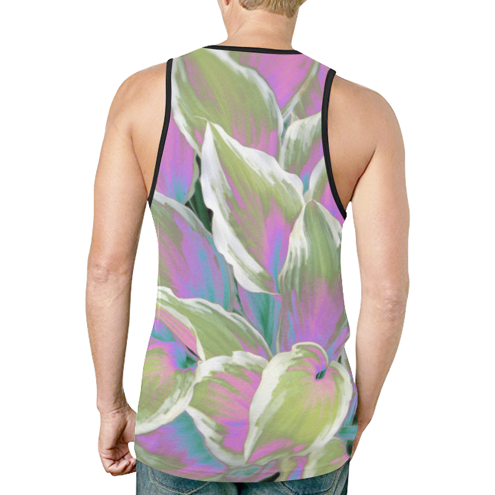 leafs_abstract 07 New All Over Print Tank Top for Men (Model T46)