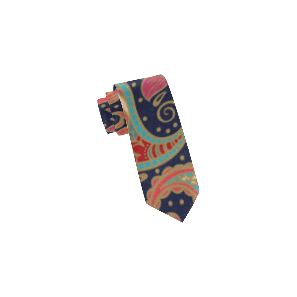 Paisley Pattern Classic Necktie (Two Sides)