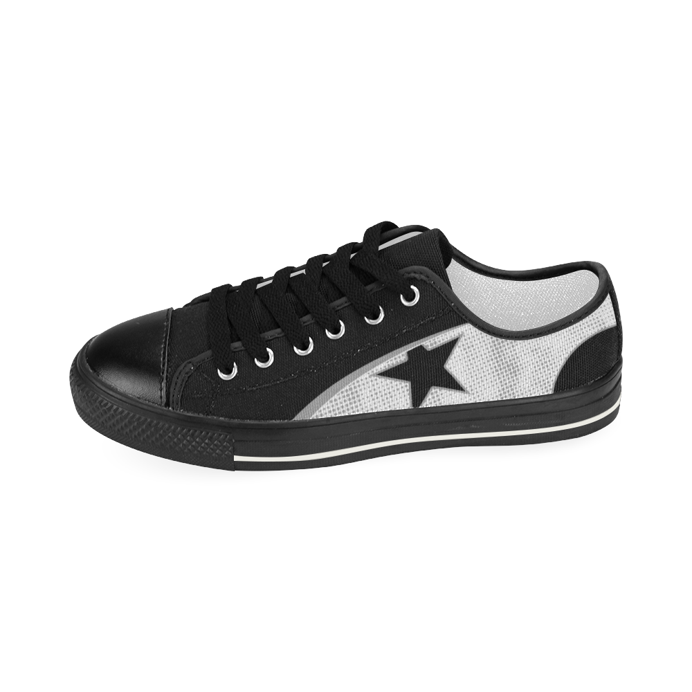 STAR_WHITE W Women's Classic Canvas Shoes (Model 018)
