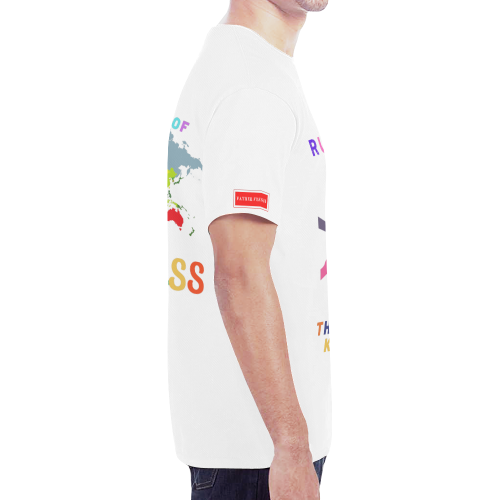 Kindness White T-Shirt Fundraiser New All Over Print T-shirt for Men (Model T45)