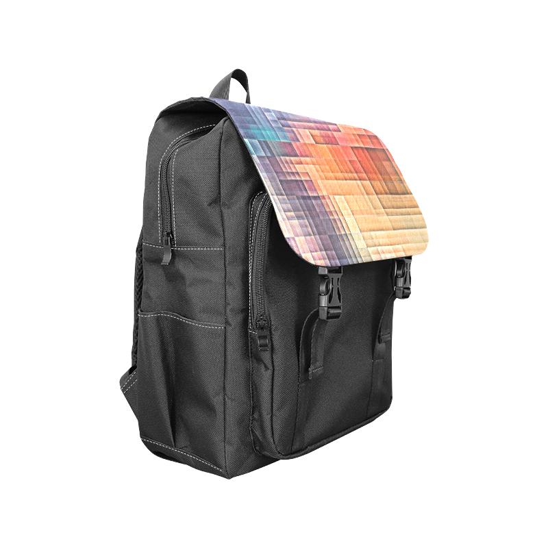 pixels #colors Casual Shoulders Backpack (Model 1623)