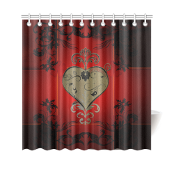 Wonderful decorative heart Shower Curtain 69"x70"