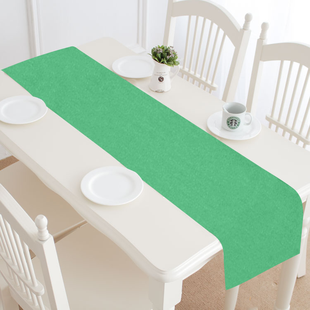 color medium sea green Table Runner 16x72 inch