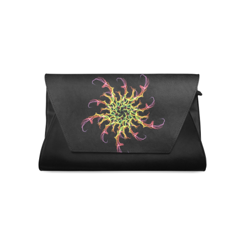 Protected Flower Clutch Clutch Bag (Model 1630)