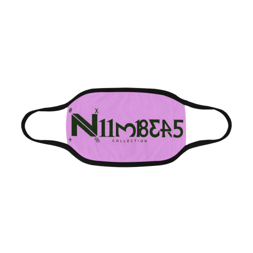 NUMBERS Collection Plum/Black Mouth Mask