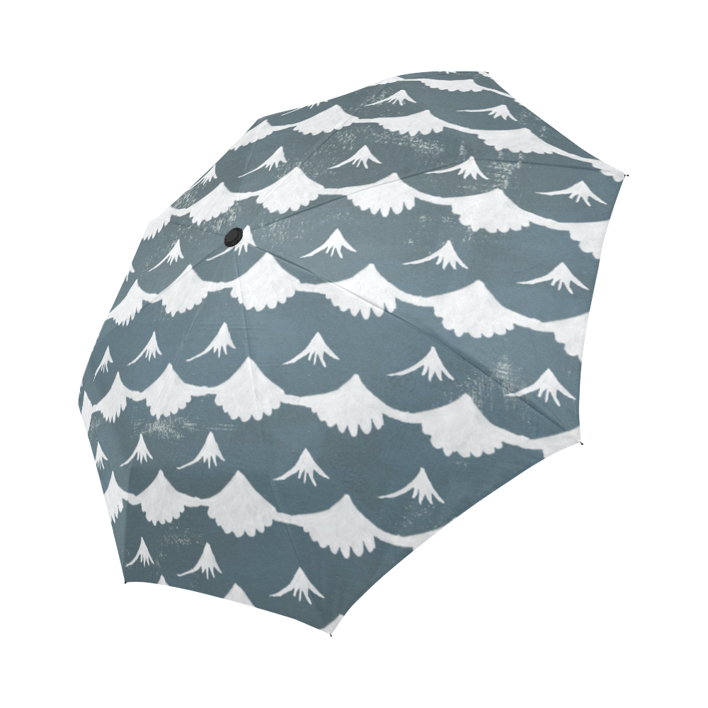Blue Shells Umbrella Auto-Foldable Umbrella (Model U04)