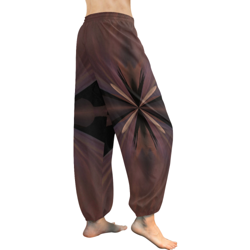 FUDGERY Women's All Over Print Harem Pants (Model L18)