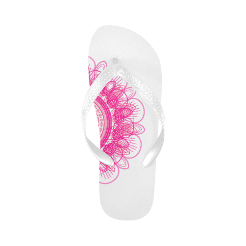 Mandala Flip Flops for Men/Women (Model 040)