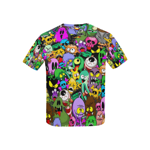 Monsters Doodles Characters Saga Kids' All Over Print T-shirt (USA Size) (Model T40)