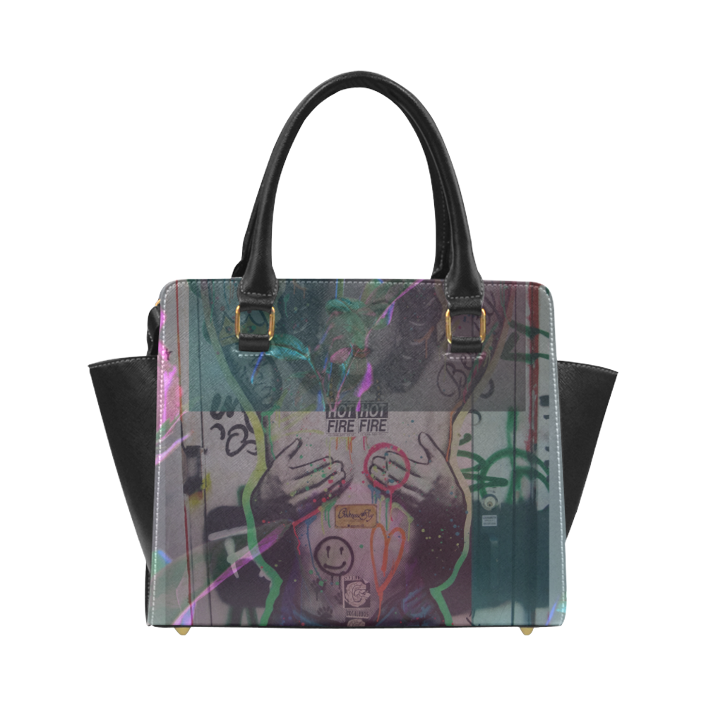 graffiti body graphic Classic Shoulder Handbag (Model 1653)