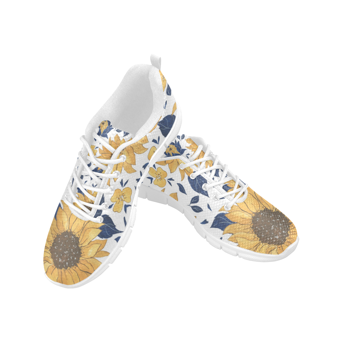 Women's Breathable Running Shoes Sunflower Women's Breathable Running Shoes/Large (Model 055)