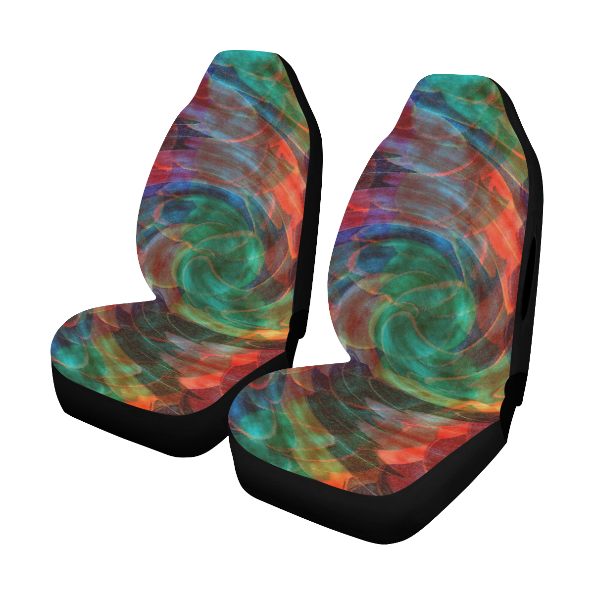 Ray of Twirls Car Seat Cover Airbag Compatible (Set of 2)